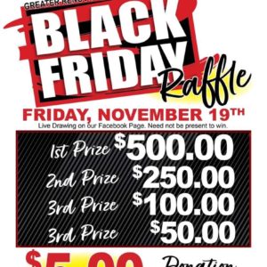 Black Friday Raffle 2021_The Greater Renovo Area Heritage Park