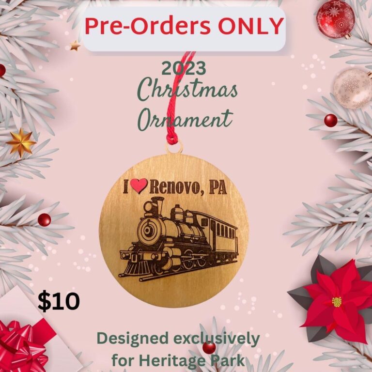 2023 Christmas Ornament_The Greater Renovo Area Heritage Park
